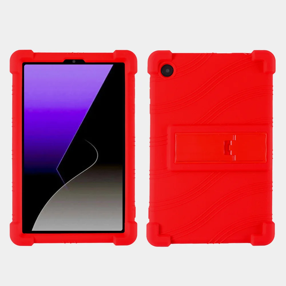 Para Samsung galaxy tab A11 8,7 ''2025 SM-X133 SM-X135 funda con soporte para niños cubierta de silicona a prueba de golpes - imagen 4