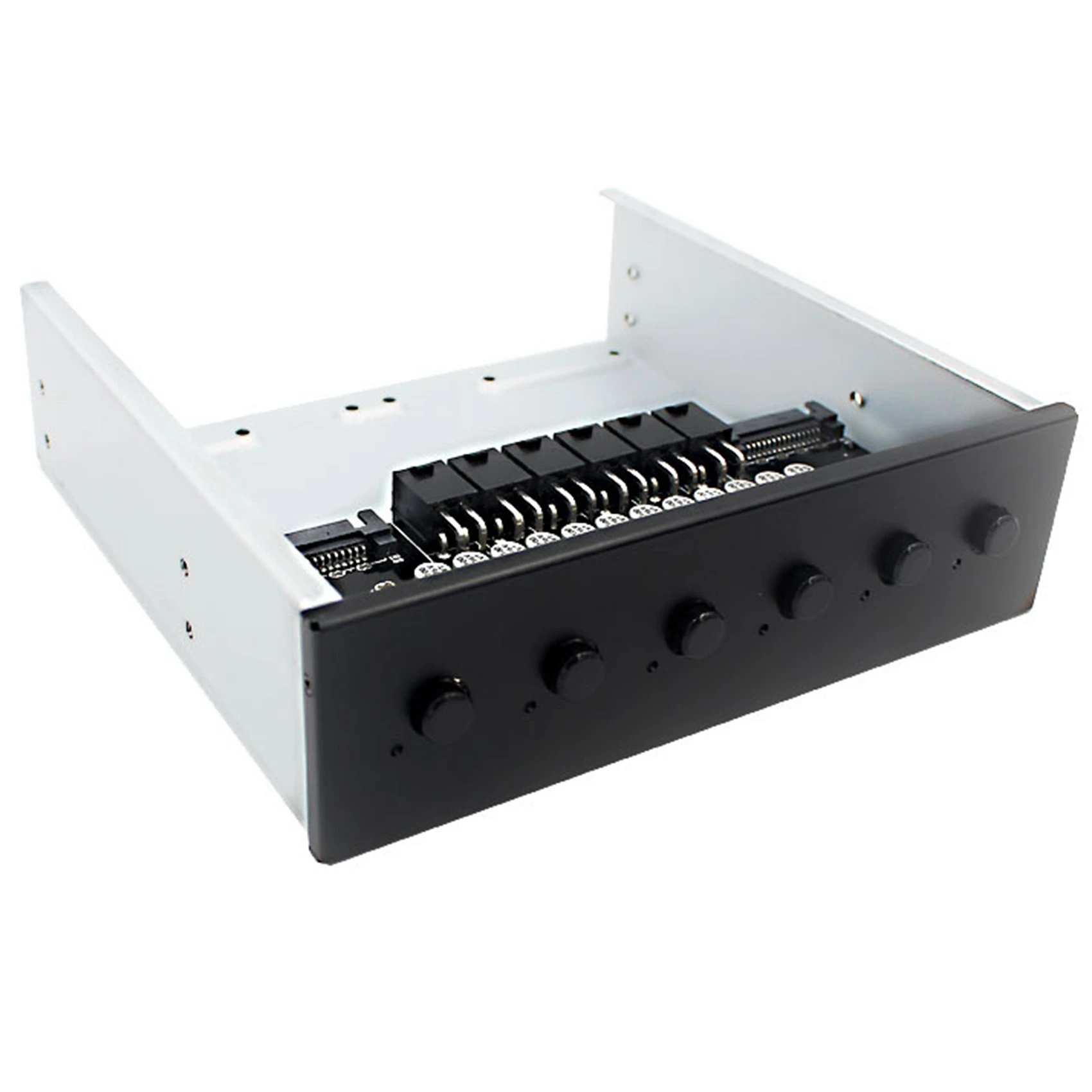 Controlador Selector de disco duro de 6 vías, módulo de interruptor de alimentación de disco duro para ordenador de escritorio, compatible con HDD SATA de 2,5/3,5 pulgadas