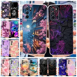 Funda Silicona Lujo OPPO A54S / A16 – Diseño Mármol