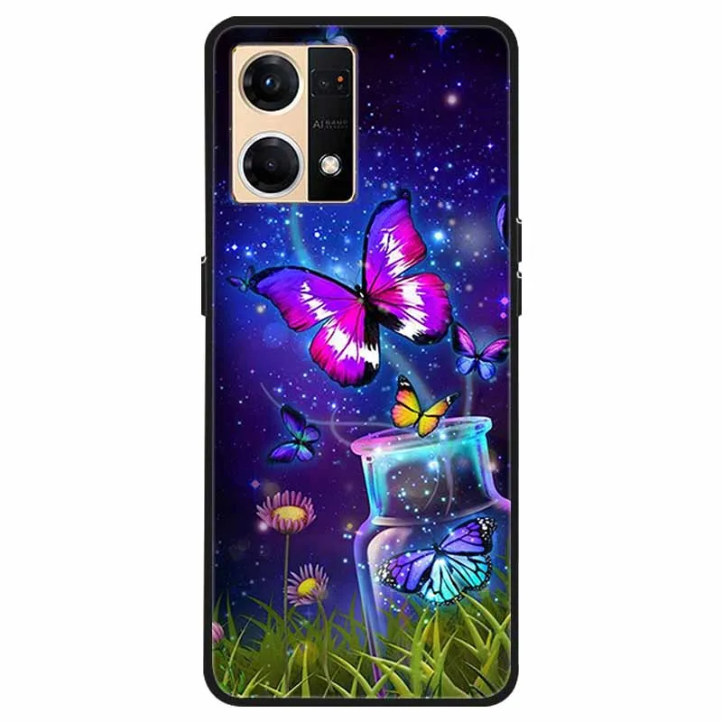Funda trasera de silicona suave para móvil, carcasa de mármol para Oppo Reno 7 4G, F21 Pro 4G, Reno7, CPH2363, 2022 - imagen 4