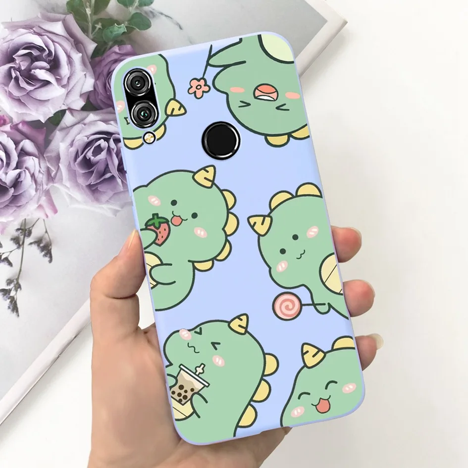 Para Honor 8X funda encantadora astronauta a prueba de golpes de silicona suave máscara de TPU cubierta protectora mate para Honor8X JSN-L22 JSN-L42 Cat Capa - imagen 5