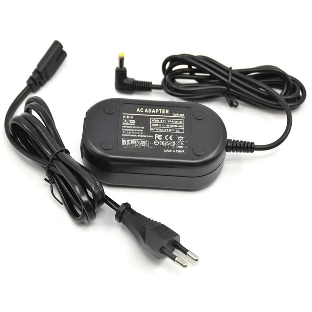DMW-AC7 adaptador de corriente CA para cámara, fuente de carga para Panasonic FZ18, FZ28, FZ30, FZ35, FZ38, FZ4, FZ7, FZ8, FZ50, FZ50K, FZ50S, AC7, DMW-AC7GK - imagen 4