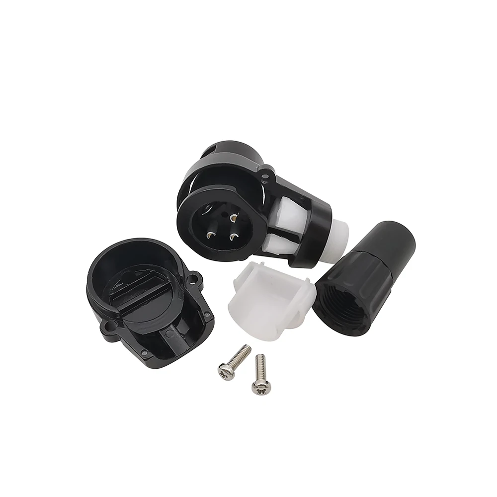 2 uds 90 grados ángulo recto 3 polos XLR conector XLR macho hembra micrófono adaptador de Cable de Audio - imagen 5