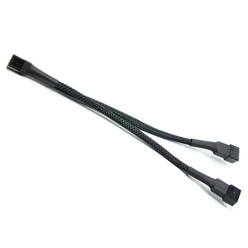 Adaptador de enfriador de Cable divisor de ventilador PWM, adaptador macho a hembra de 3 pines y 4 pines a Cable divisor de 2, 3, 4, Cable de alimentación de extensión de ventilador de CPU y PC - imagen 2