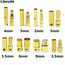 Conector bala de cobre chapado en oro para motor brushless ESC