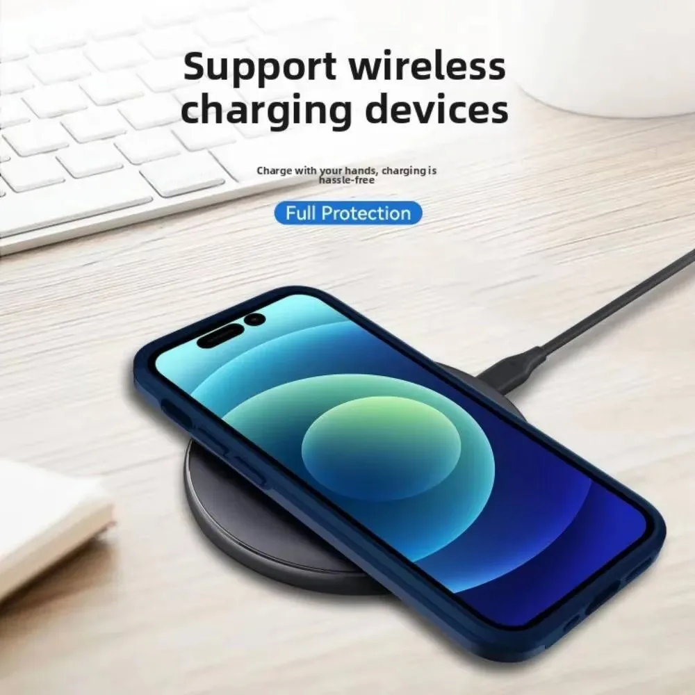 Para Magsafe carga inalámbrica mate esmerilado funda para Xiaomi 14 15 15T 13T 14T Pro Poco X6 F6 F8 F7 M6 X7Pro c85 cubierta a prueba de golpes - imagen 5