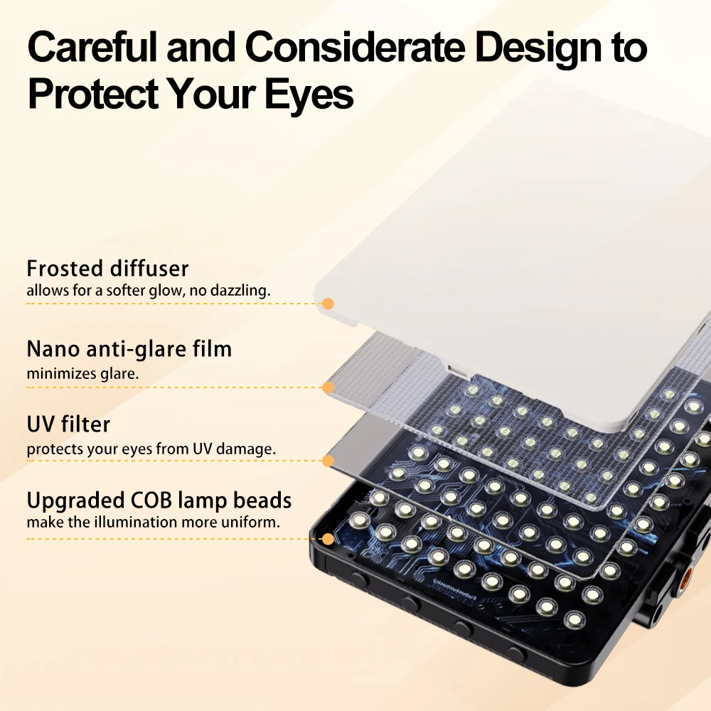 Luz de relleno para Selfie para teléfono inteligente, 2500K-9000K, transmisión en vivo para videoconferencia, luz LED portátil para teléfono móvil, IPad, cámara portátil - imagen 5