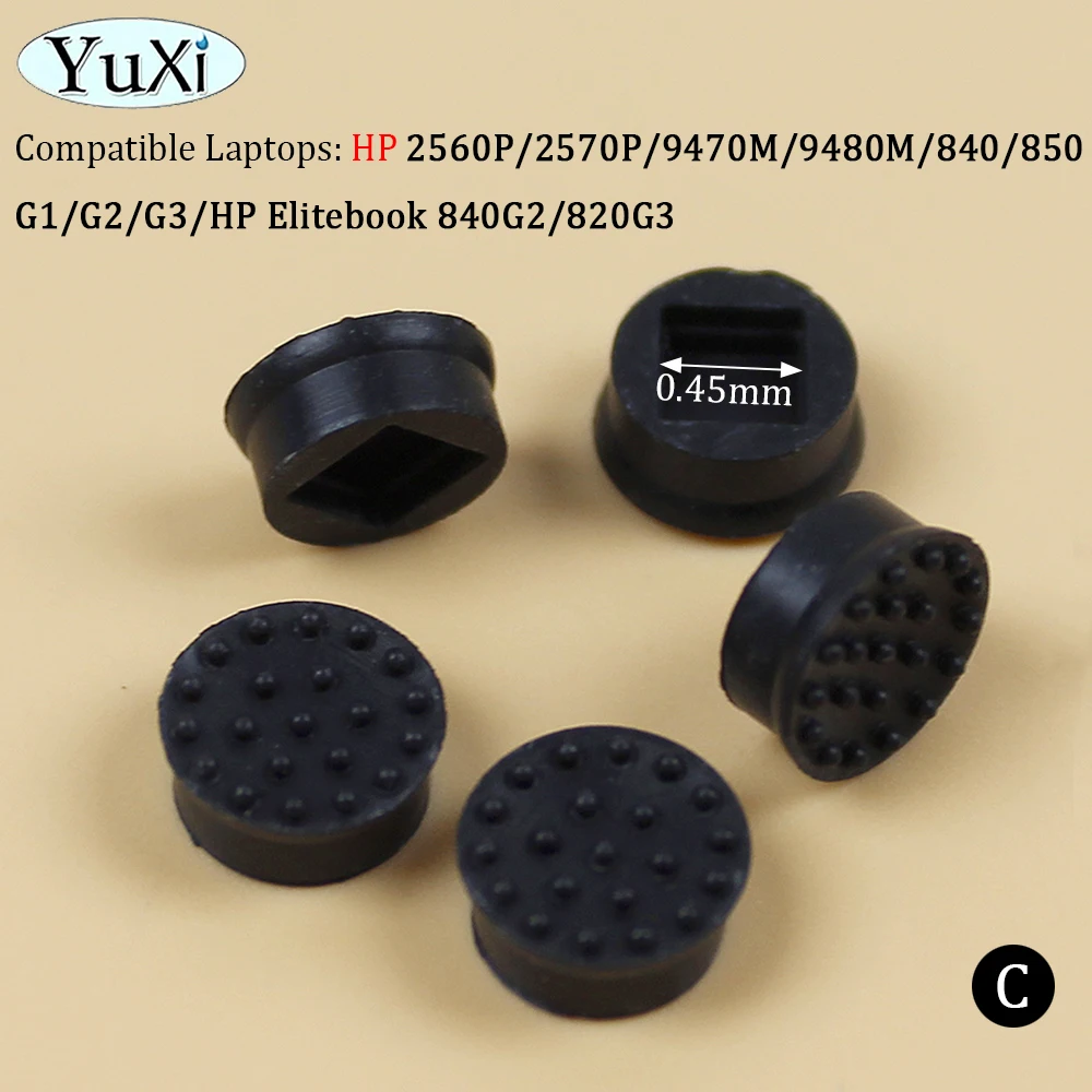 Tapa de punto de seguimiento para puntero de ratón, 2 uds., para ThinkPad, Lenovo, DELL, HP, teclado de ordenador portátil, palo apuntador, tapa de Joystick para ratón - imagen 5