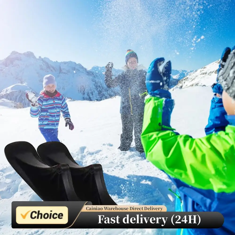1 par de trineo de esquí, tabla de esquí, patinete de esquí para nieve, trineo de esquí, Scooter de esquí para niños, accesorios al aire libre