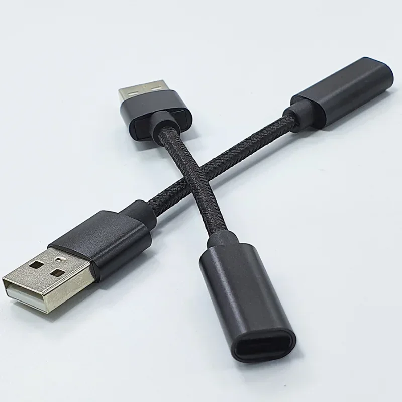 Adaptador tipo c hembra a USB macho Cable de datos de carga de teléfono móvil Android Adaptador tipo c de 10 cm - imagen 5