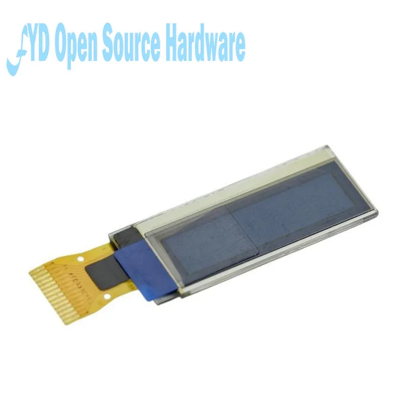 1-10 Uds 0,91 "128x32 I2C módulo de pantalla OLED SSD1306, blanco/azul para Arduino Raspberry Pi DIY - imagen 2