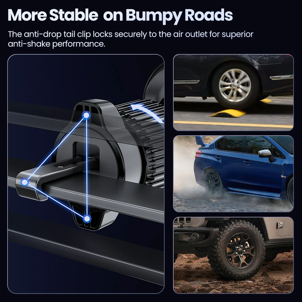 Toocki-soporte magnético de teléfono para coche, Clip de ventilación de aire, Macsafe, para iPhone 15, 14, 13, Samsung, Xiaomi - imagen 5