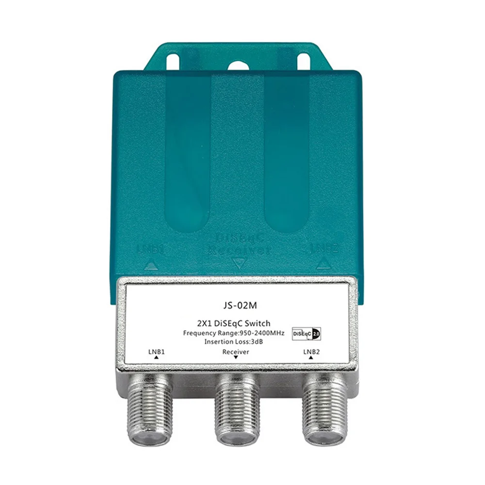 950-2400MH TV DS-04M impermeable Satélite 2x1 DiSEqC interruptor antena FTA plato plano LNB multiinterruptor para receptor de TV satélite - imagen 2