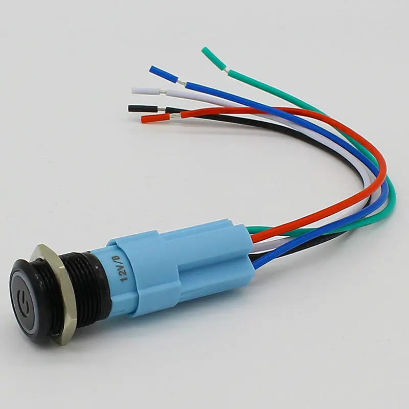 Interruptor de botón plano, Conector de 16mm, 1 unidad - imagen 2