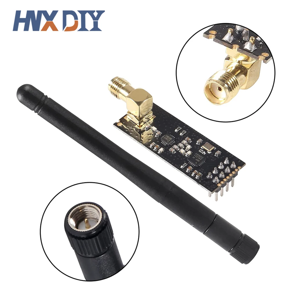 1-10 Uds NRF24L01 + módulo de transmisión de datos inalámbrico 2,4G 2,4 GHz NRF24L01 versión actualizada NRF24L01 + PA + LNA 1000 metros para Arduino - imagen 3