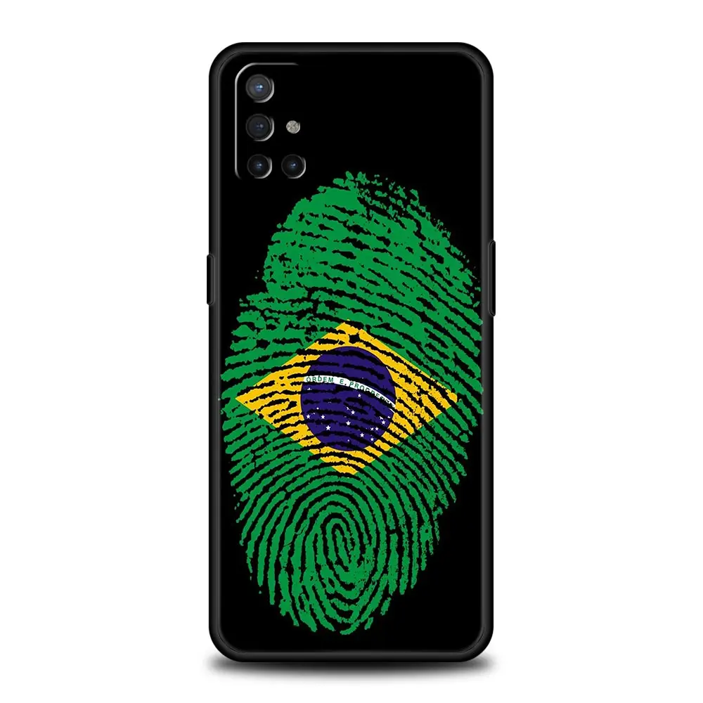 Funda de teléfono grande con bandera de Brasil para OnePlus 15 13 12 11 10 9 8 13T 10T 7T Pro 13R 12R 9RT 8T Nord 4 N200 2T CE 2 3 5G Lite - imagen 5