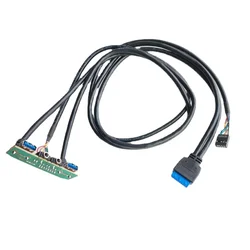 Adaptador USB 3.0 Dual Audio para Panel Frontal PC