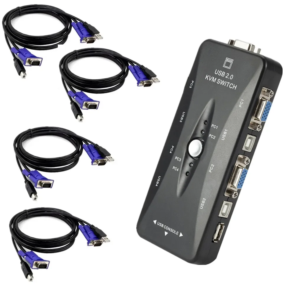 4 x kvm cable-KVM