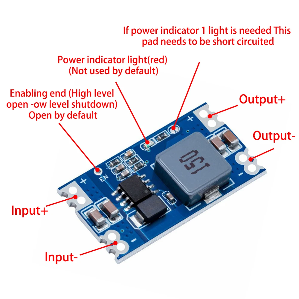 Módulo reductor de voltaje Mini560-PRO, convertidor de voltaje de salida, regulador, módulo de fuente de alimentación estabilizada, 3,3 V, 5V, 9V, 12V, DC-DC - imagen 2