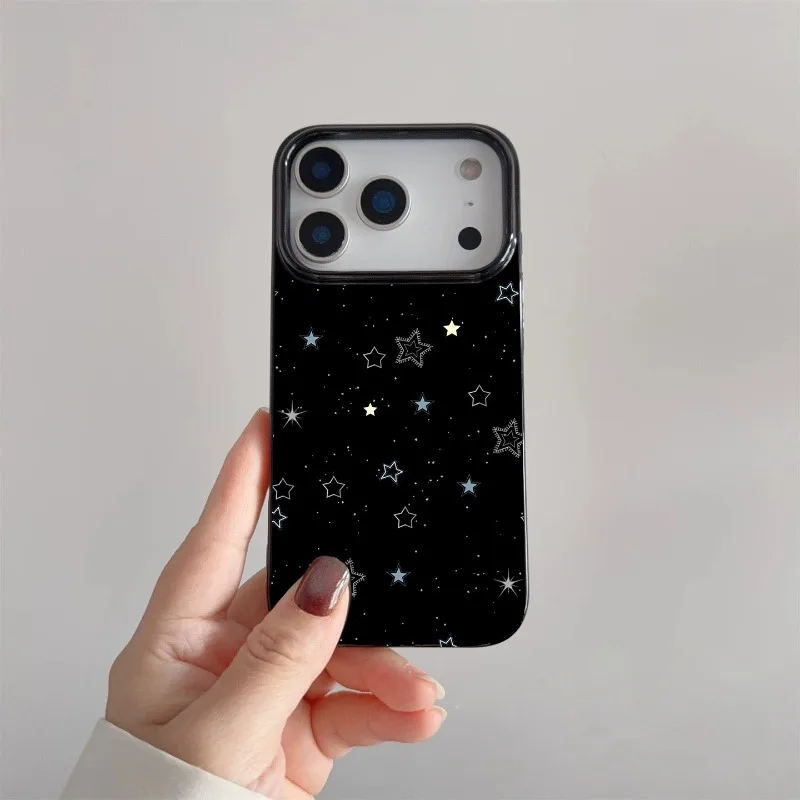 Ins STARS-funda de teléfono anticaída de TPU con estampado elegante, adecuada para iPhone 11/12/13/14/15/ 16/17Pro Max - imagen 4