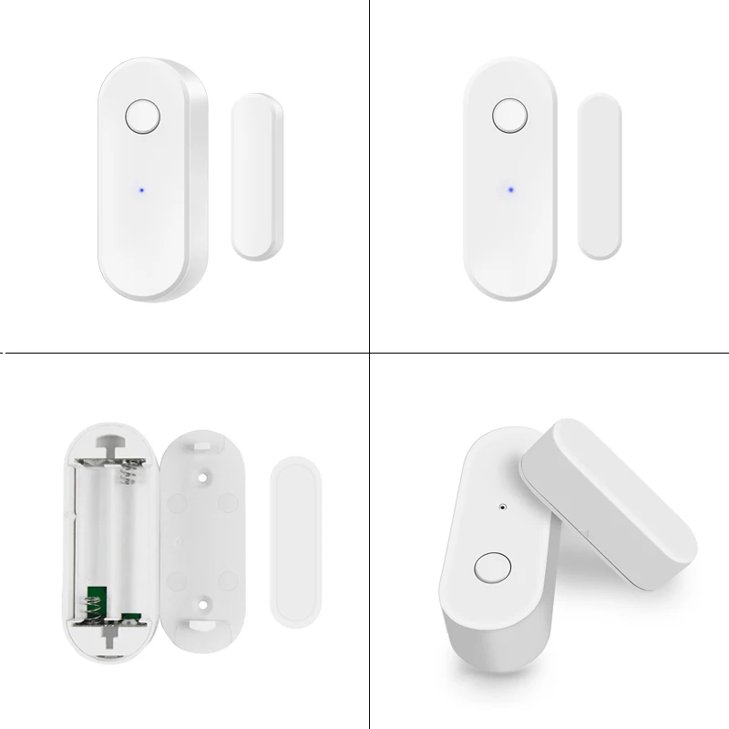 Tuya Smart WiFi en casa Sensor de puerta alarma ventana puerta detectores abiertos/cerrados protección de seguridad voz de vida inteligente para Alexa Google - imagen 5