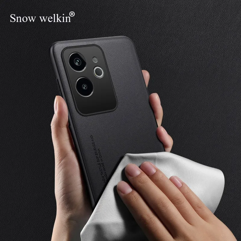 Funda de cuero PU para Realme GT 6T 6 GT6, carcasa de silicona a prueba de golpes para Realme GT 6 GT6 6T, funda trasera para teléfono - imagen 5