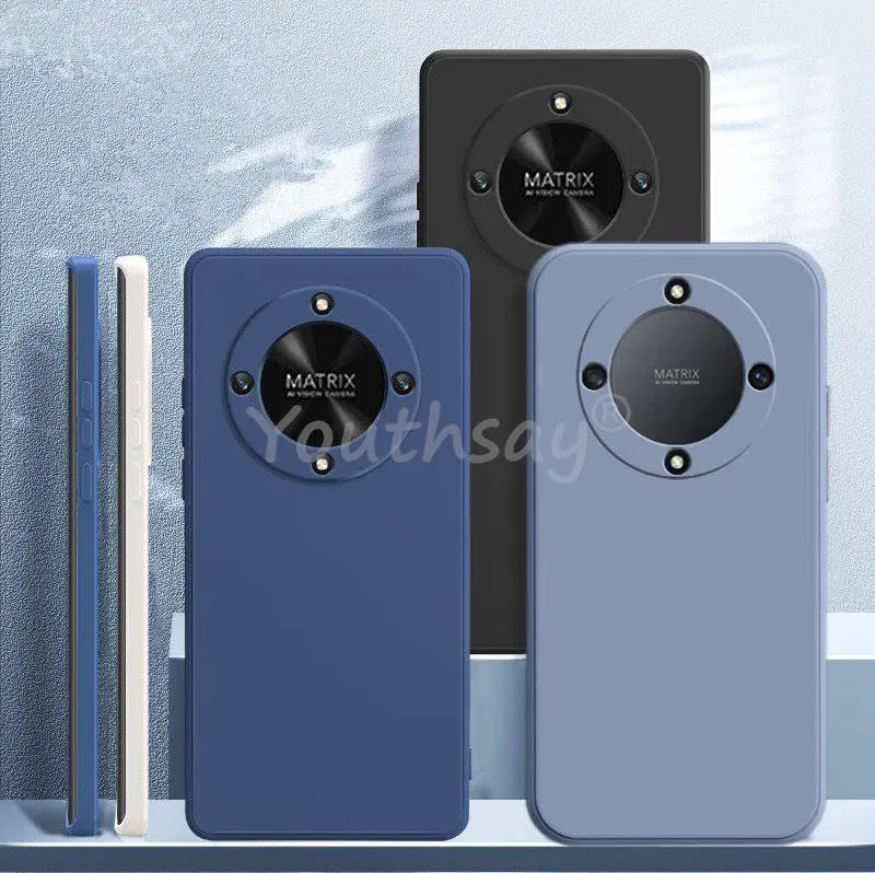 Para Honor Magic 6 Lite Funda de silicona líquida Honor Magic 6 Lite Funda Coque suave parachoques de teléfono Honor Magic 6 Lite - imagen 4