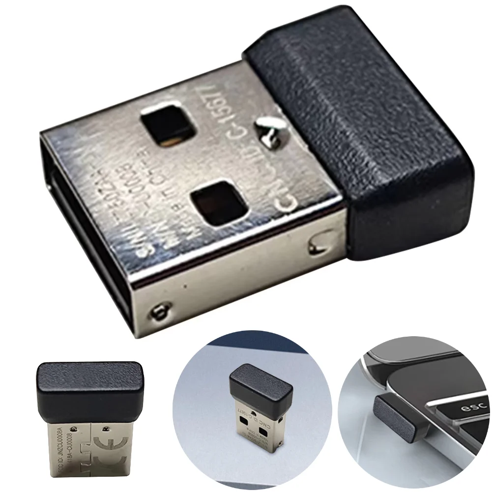 Receptor Dongle inalámbrico USB, adaptador receptor de ratón USB de repuesto, adaptador USB para ratón inalámbrico para juegos Logitech G305/G304