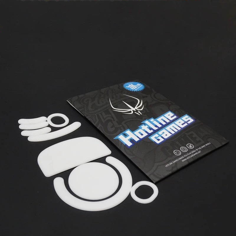 1 paquete de patines de ratón de hielo para juegos Hotline para Logitech G Pro inalámbrico GPro X Superlight 1 2 DEX GPX Arc Design ratones de PTFE deslizan los pies