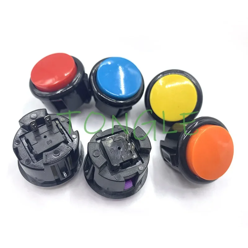 SANWA-Copia de botón pulsador de Arcade, piezas de bricolaje, JAMAE MAME, 30mm, 12 piezas