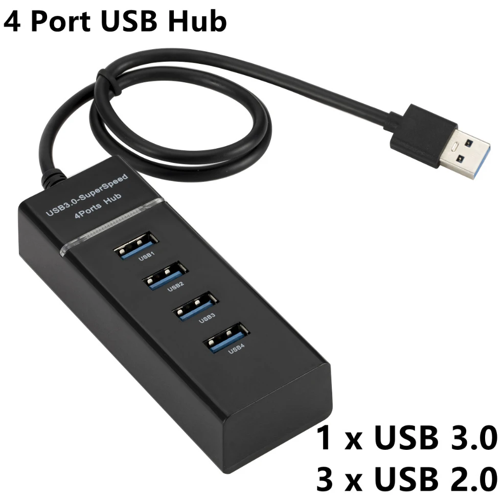 4 Port USB Hub