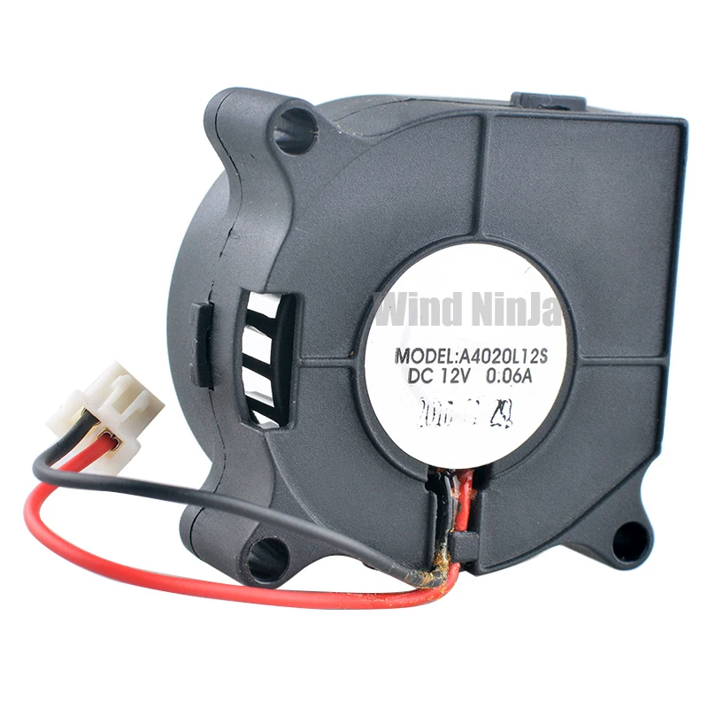 Ventilador de refrigeración para humidificador y purificador, ventilador centrífugo, 4cm, 40mm, 40x40x20mm, DC12V, 0.06A, 2 pines, A4020L12S