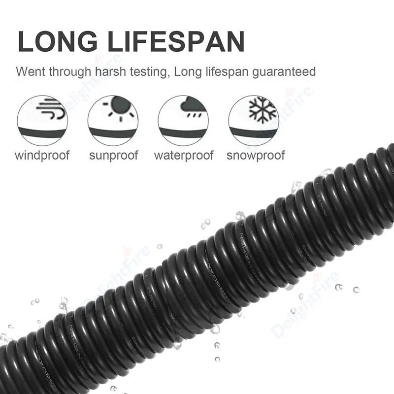 Cable eléctrico de 2 pines para lámpara de bicicleta, cable de Audio electrónico revestido de PVC a prueba de calor, tira LED, 5-100m, 26/24/22/20/18/16AWG, UL2464 - imagen 4