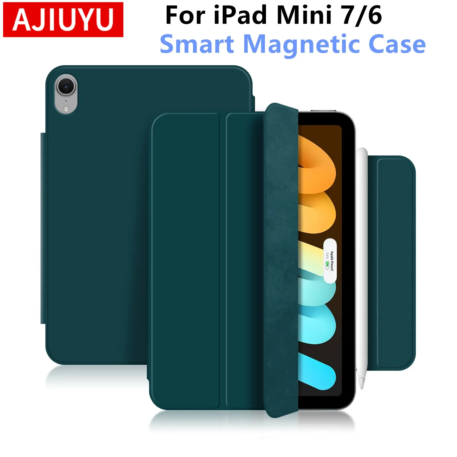 Funda Magnética iPad Mini 7 A17 Pro - Soporte Inteligente - imagen 3