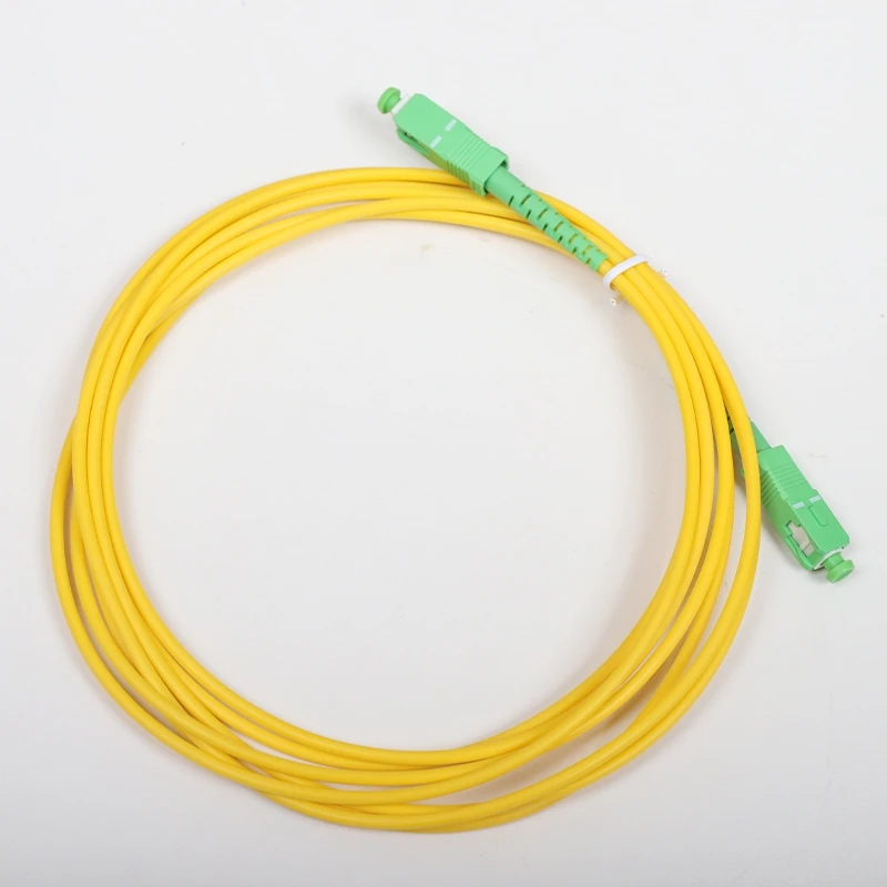 Cable de conexión de fibra óptica 9/125 G652D LSZH Simplex SC/APC a SC/APC SM SX 1/2/3M Cable de conexión óptica Pigtail FTTH CATV - imagen 3