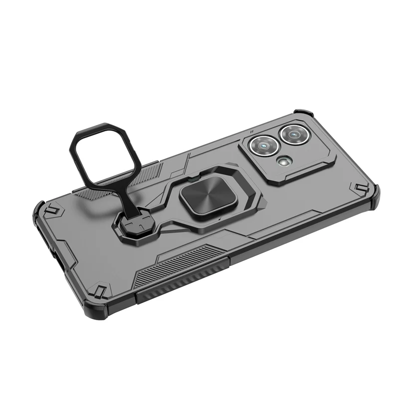 Funda de teléfono King Kong con soporte de Metal para Motorola Edge 40 Neo, Funda de hoja de hierro magnética para Moto Edge 40 Neo 5G чехол Funda - imagen 2