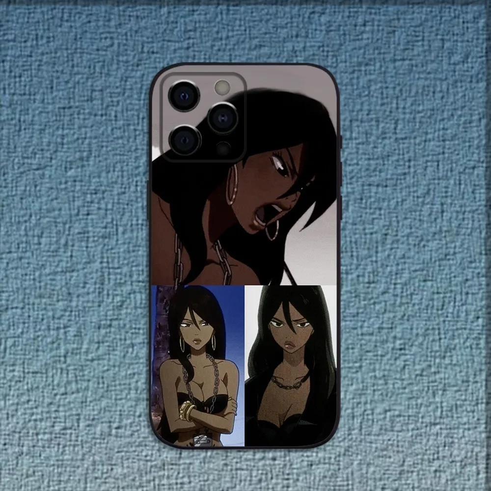 Funda de teléfono Michiko To Hatchin, carcasa negra suave para iPhone 16,15,14,13,12,11,Pro,X,XS,Max,XR,Plus,Mini - imagen 2
