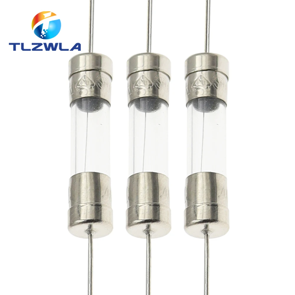 10 Uds 5*20mm doble tapa fusible de vidrio rápido fusible de tubo de soplado lento con un pin 5x20mm 250V 0.5A 1A 2A 3A 4A 5A 6A 7A 8A 10A 12A 15A 20A - imagen 5