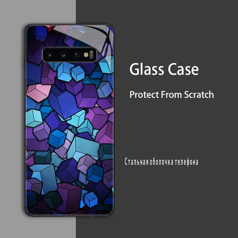 Funda de vidrio templado para Samsung Galaxy S10 5G, carcasa protectora para Samsung Galaxy S10e S10 S20 FE Ultra Plus S 10 Lite - imagen 2