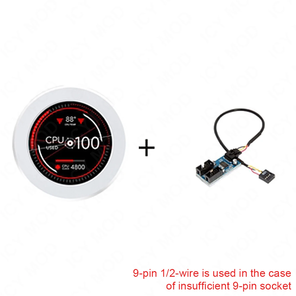 White With 9-pin 1-2