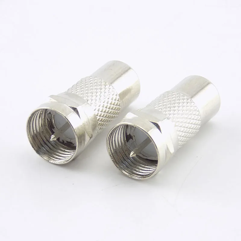 Adaptador F macho a conector hembra RCA, conector de vídeo de TV, Cable Coaxial recto RF Coaxial Q1, 2 uds. - imagen 4