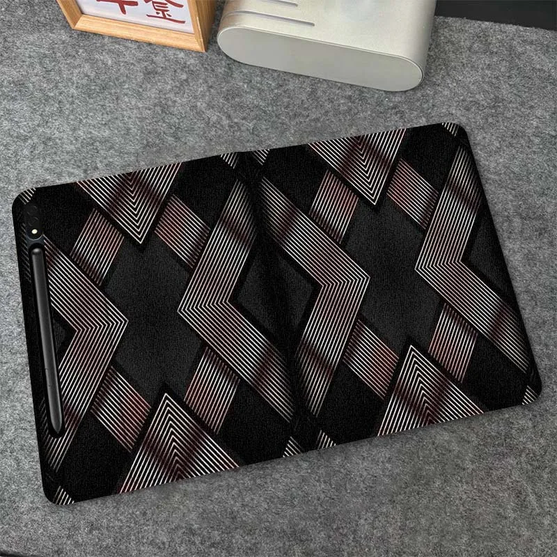 Patrón de grafito Hexagonal para Samsung Galaxy Tab S7 S8 S9 S10 11 12,4 13,1 FE Plus Lite pulgadas funda para tableta - imagen 3
