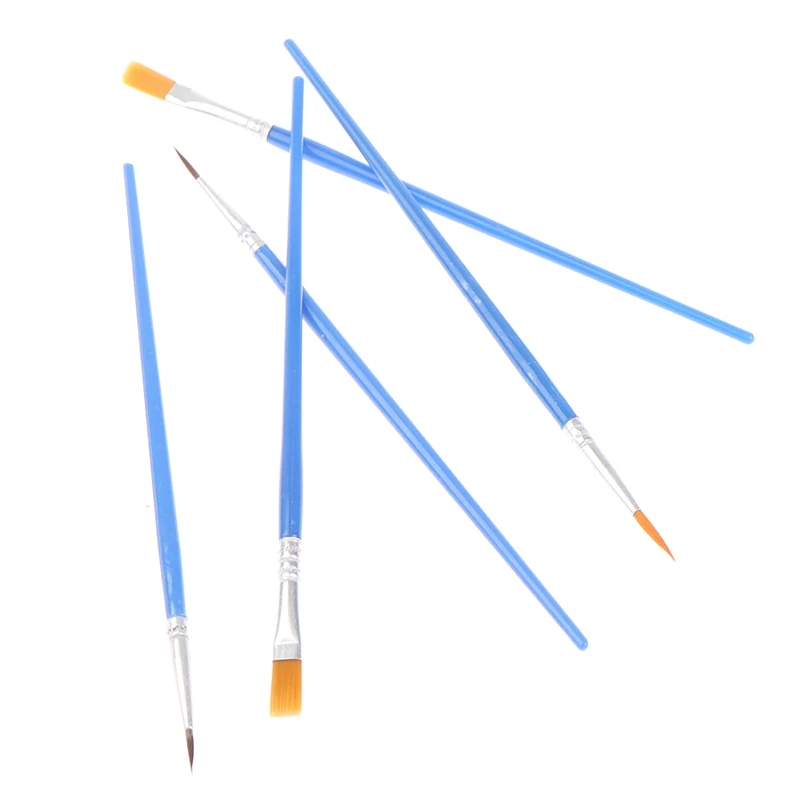 Pinceles planos para pintar, accesorios esenciales para pintar, suministros de arte, volumen pequeño, 50 piezas - imagen 3