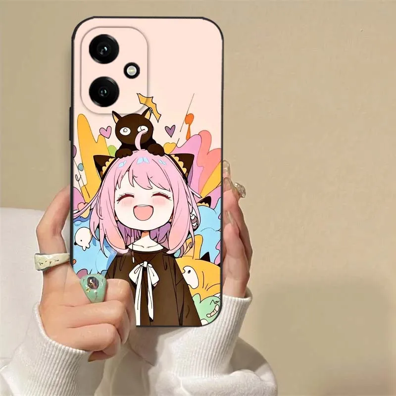 Anya Forger Anime para Honor X9C X9B X9A X9 X8C X8B X8A X8 X7C X7B X7A X7 X6B X6A X60i X60 X6 X5B 5G funda de teléfono - imagen 3