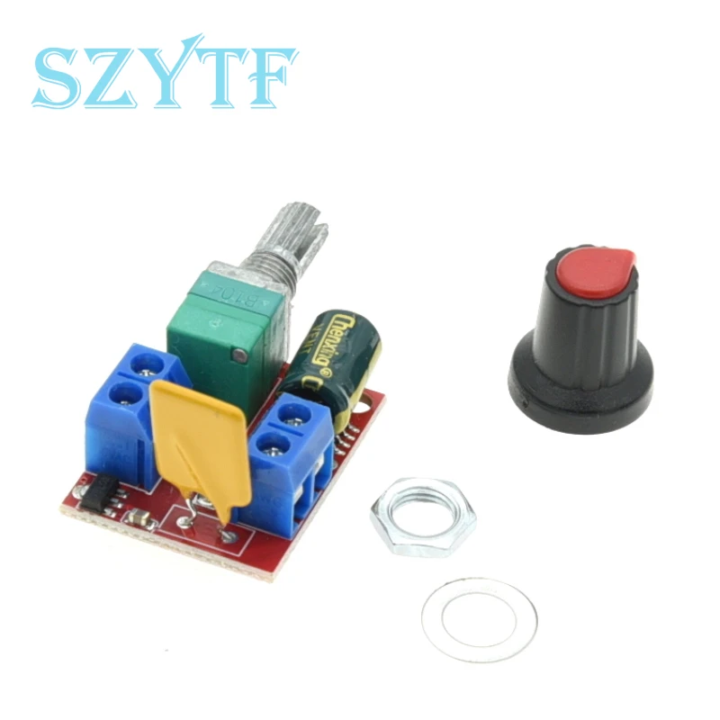 Regulador de Motor PWM DC, interruptor de Control de velocidad, 5V-35V, 5A, función de interruptor, atenuador LED - imagen 3