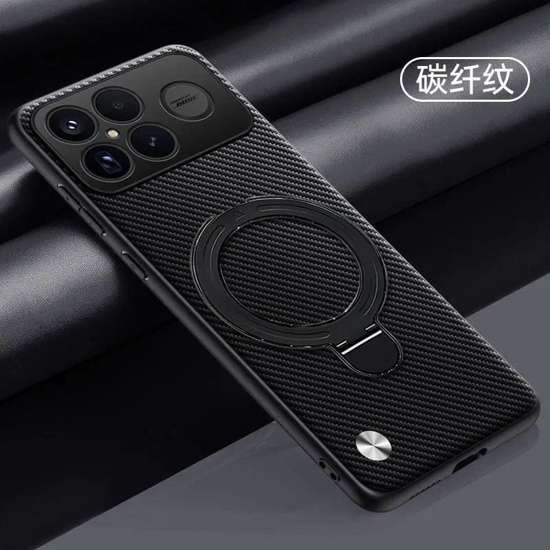 Para POCO F8 Ultra redmi k90 Pro max funda estilo empresarial soporte magnético funda antideslizante de cuero para POCO F8 Ultra a prueba de golpes - imagen 5
