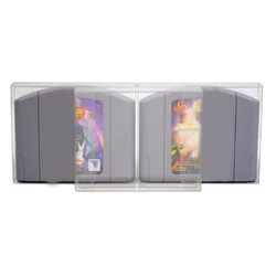 Nintendo 64 Funda Transparente Cartuchos – Protección Antipolvo