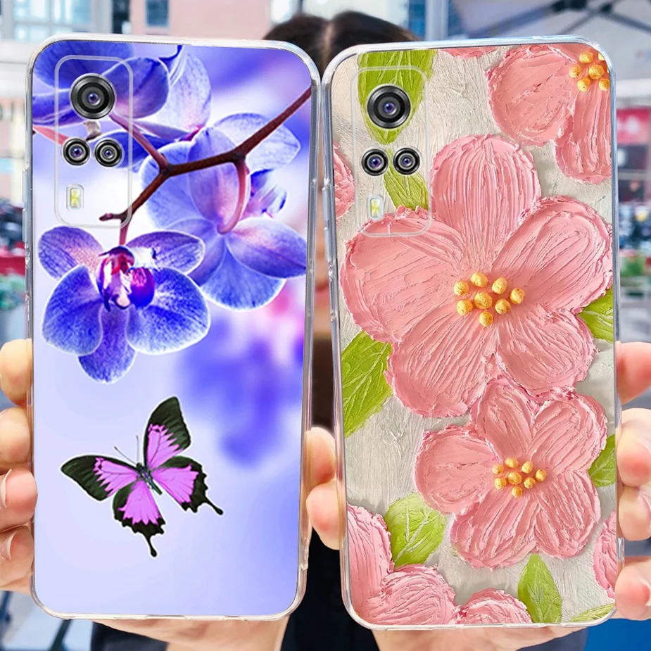 Funda de silicona suave para Vivo Y31, carcasa pintada con estilo, Y51, 4G, VivoY31, Y51, 2020, diciembre, V2030 - imagen 2