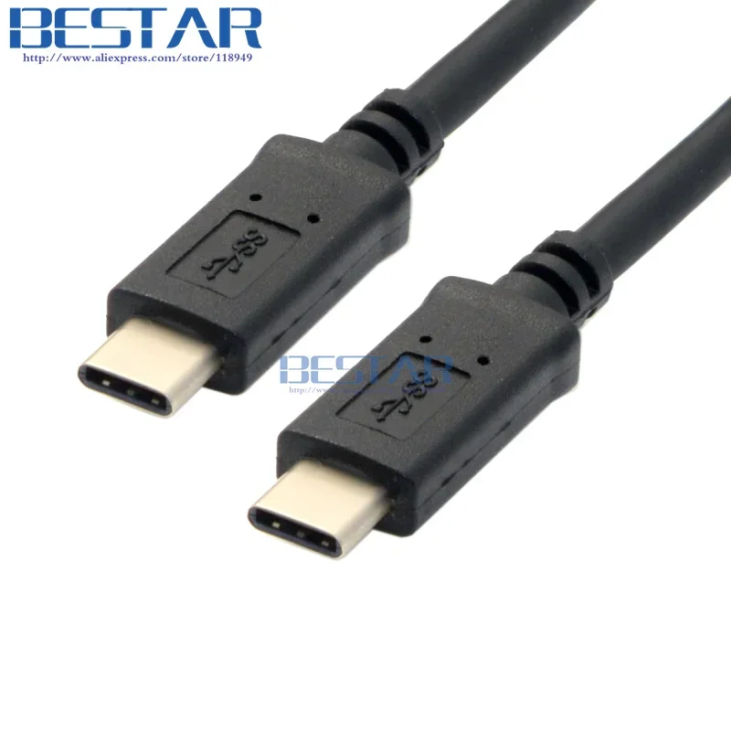 30cm 1m 2m 3m 10Gbps Reversible USB 3,1 TIPO C tipo C macho a USB-C macho Cable de Audio de datos de carga para ordenador portátil y tableta - imagen 5