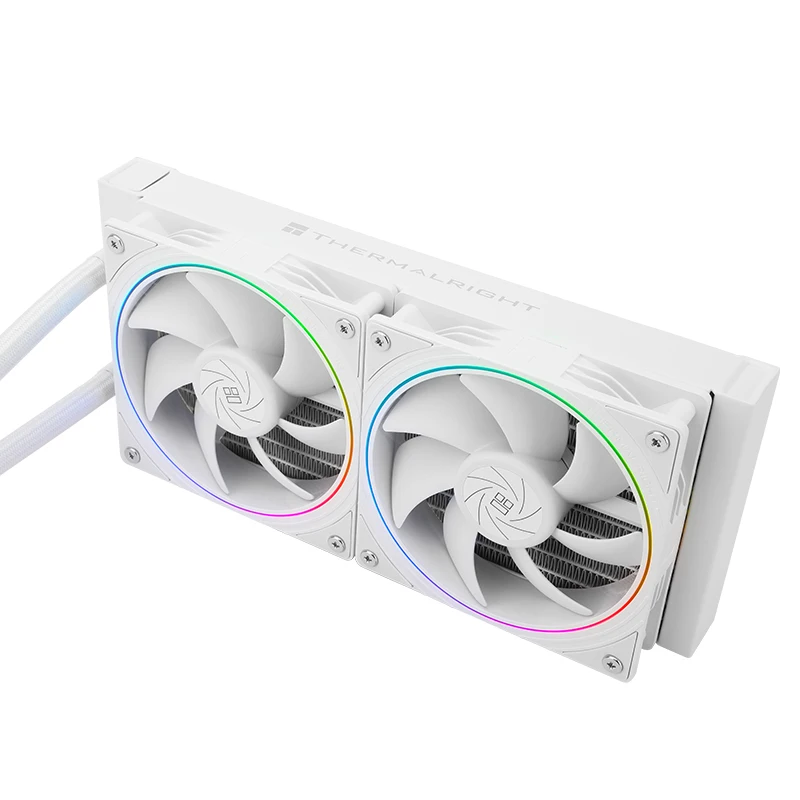 Thermalright Aqua Elite White 240 V2 Radiador de refrigeración por agua todo en uno Halo ARGB compatible con LGA1700/115X/2011/AM5/AM4 - imagen 3